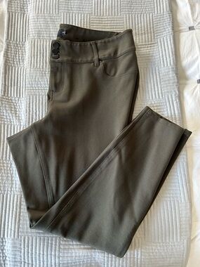 Torrid Olive Green Skinny Ponte Pants